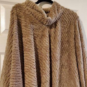 Super Soft Brown Poncho